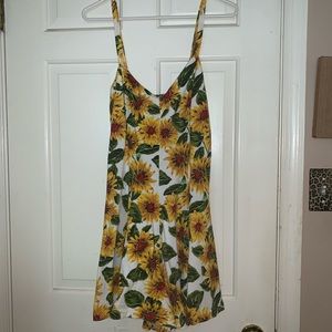 Sunflower Romper Dress